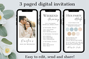 Wedding party itinerary invitation, a Design Template by EvaTemplates (Thumbnail 5 of 5)