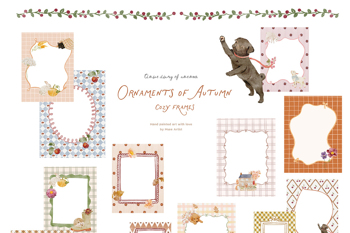 Postcards from Cotswolds Clipart, a Decorative Illustration by Muse Artist (Photo 22 of 23)