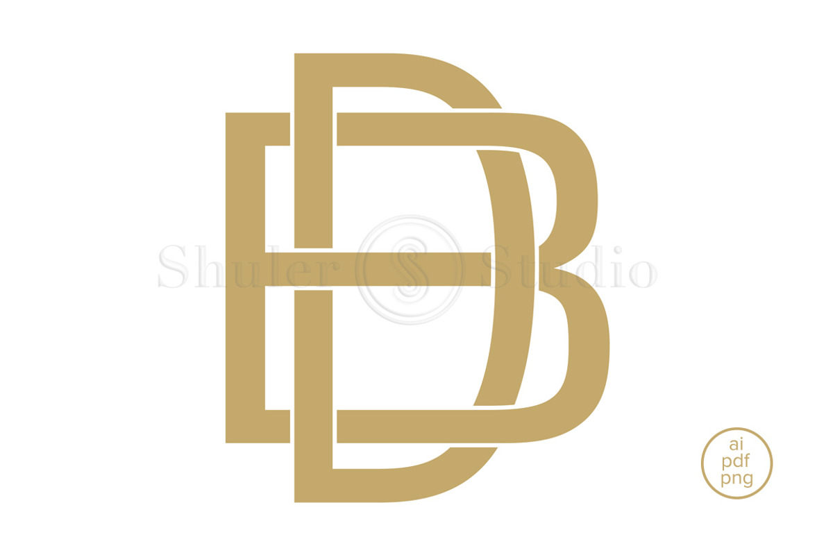BD Monogram DB Monogram, a Branding & Logo Template by Shuler Studio