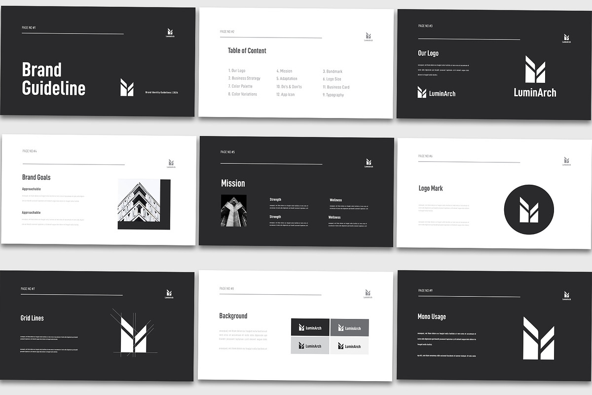 Brand Guidelines Template Design, a Stationery Template by himelgfx (Photo 1 of 7)