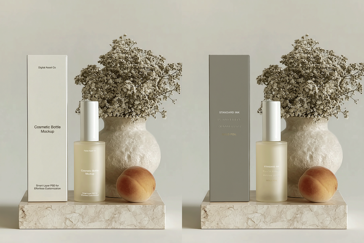 Luxury Cosmetic Mockup Bundle, a Packaging Mockup by Digital Asset Co (Photo 5 of 7)