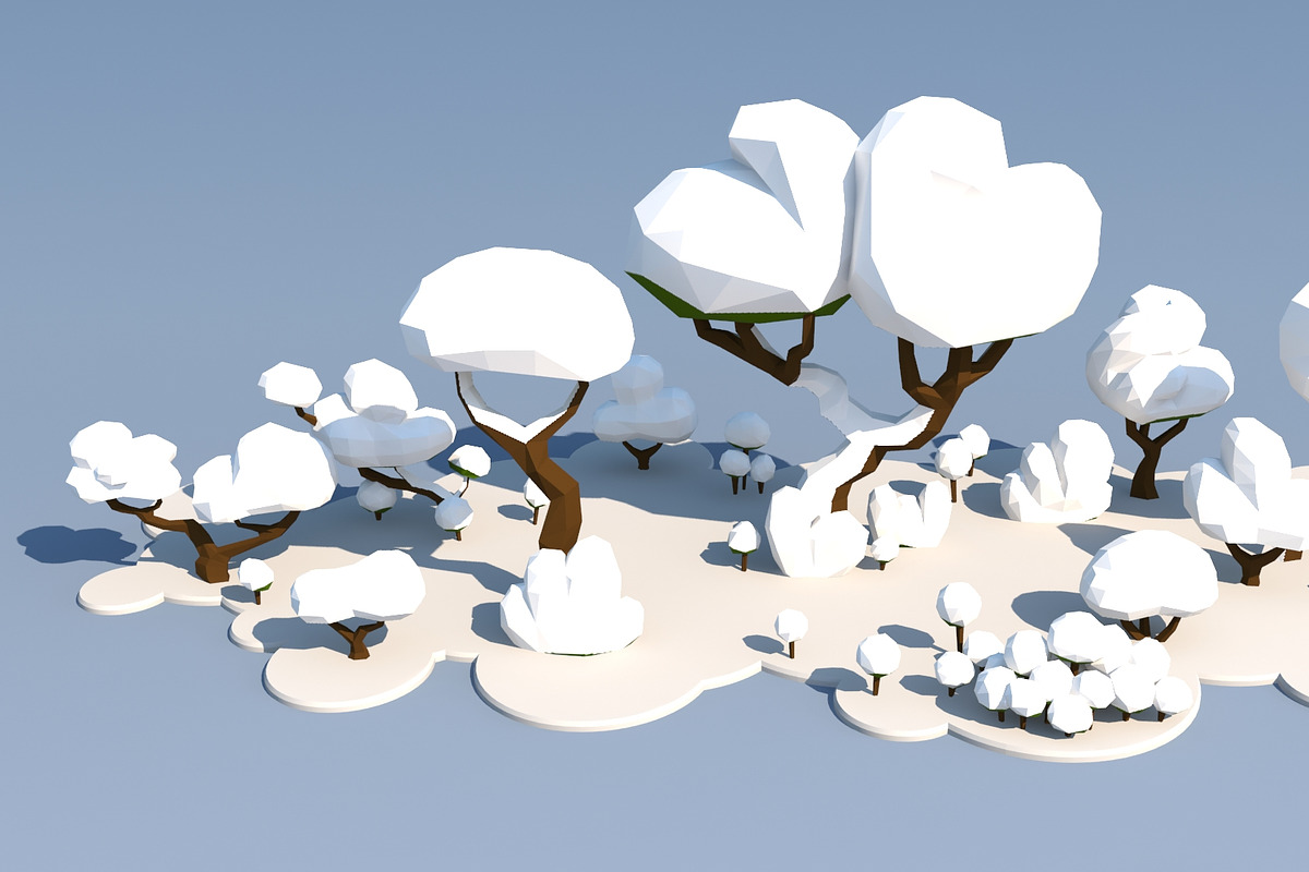 Trees And Bushes, an Environmental 3D Model by Saintpix (Photo 7 of 35)