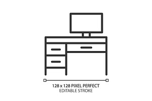 Writing table pixel perfect linear i, an Icon by IMG Visuals