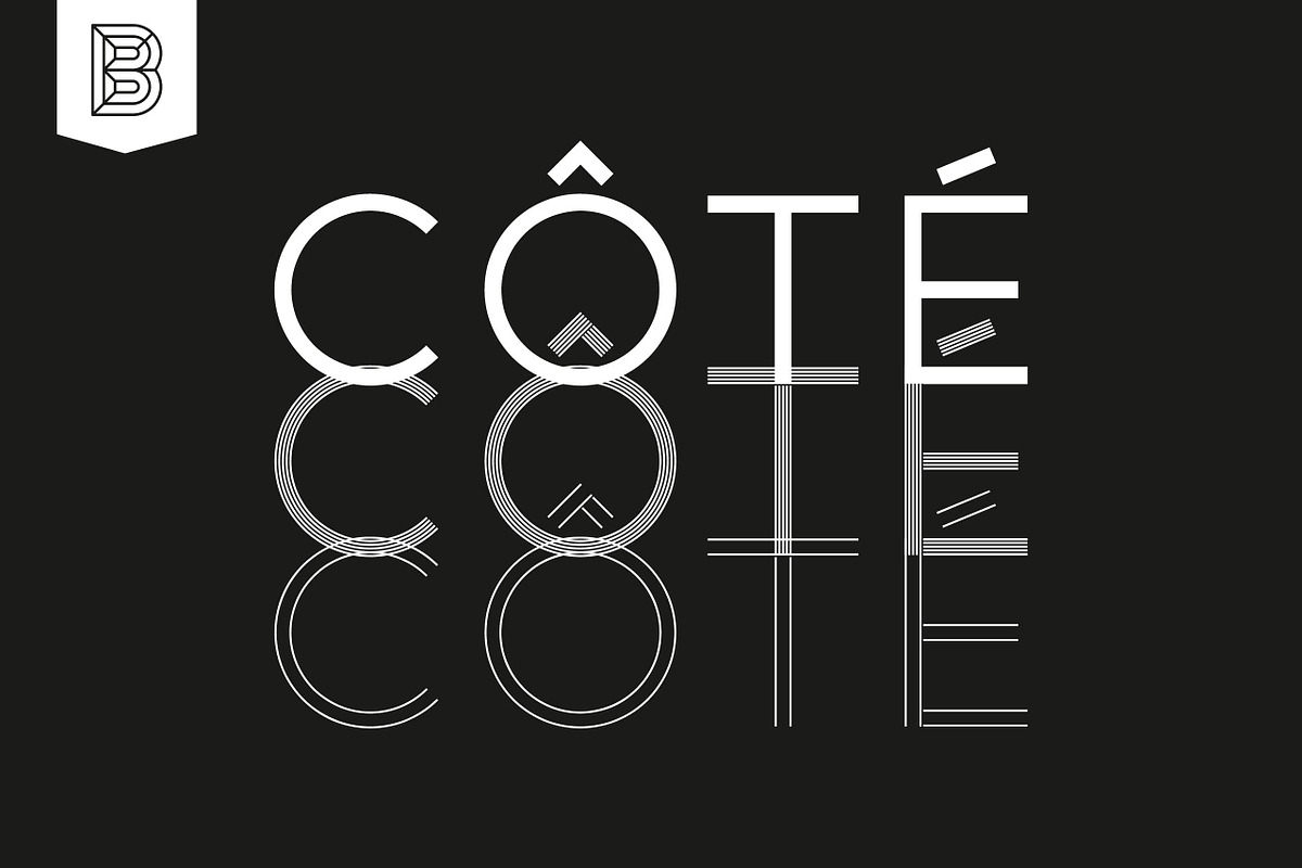 Côté - Typeface, a Sans Serif Font by Studio Bayley (Photo 1 of 9)