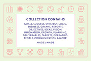 Goals & Strategy Icons, an Outline Icon by Made by Made (Thumbnail 2 of 8)