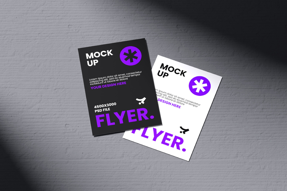 Flyer Mockup, an Advertising Mockup by Rielismee (Photo 2 of 5)