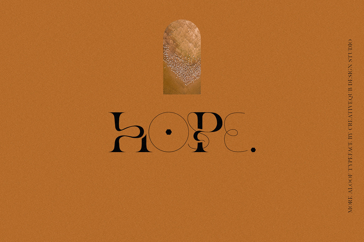 More Aloof Typeface Font, a Serif Font by Creativeqube Design (Photo 6 of 14)