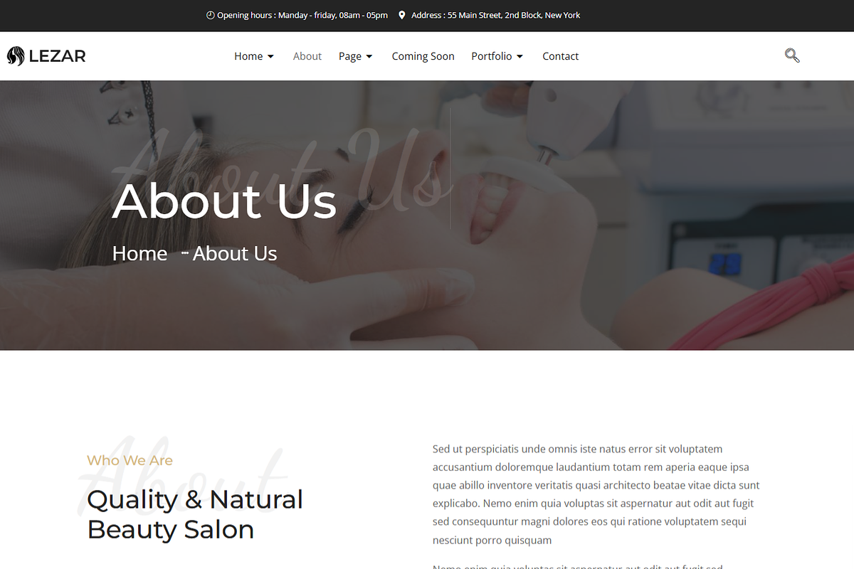 Beauty Salon Spa Elementor Kit, a Landing Page Template by MasterDesigns (Photo 3 of 9)