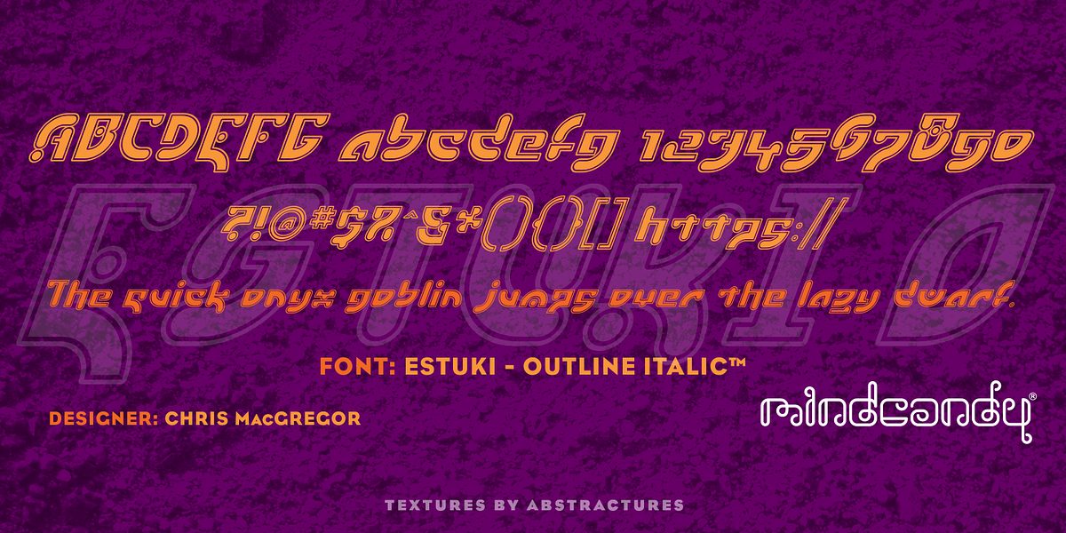 Estuki™, a Font by MINDCANDY (Photo 4 of 4)