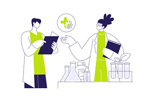 Raw materials for cosmetics abstract, an Illustration by Visual Generation