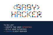 Gepix - Geometric Pixel Color Font, a Font by Lunarts Studio (Thumbnail 7 of 10)