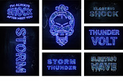 PSD Electric Editable Text Effect, a Layer Style Add-On by Photoshop Action (Thumbnail 12 of 19)