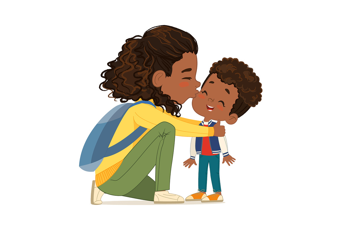 Goodbye kiss, an Education Illustration by FoxyImage (Photo 2 of 2)