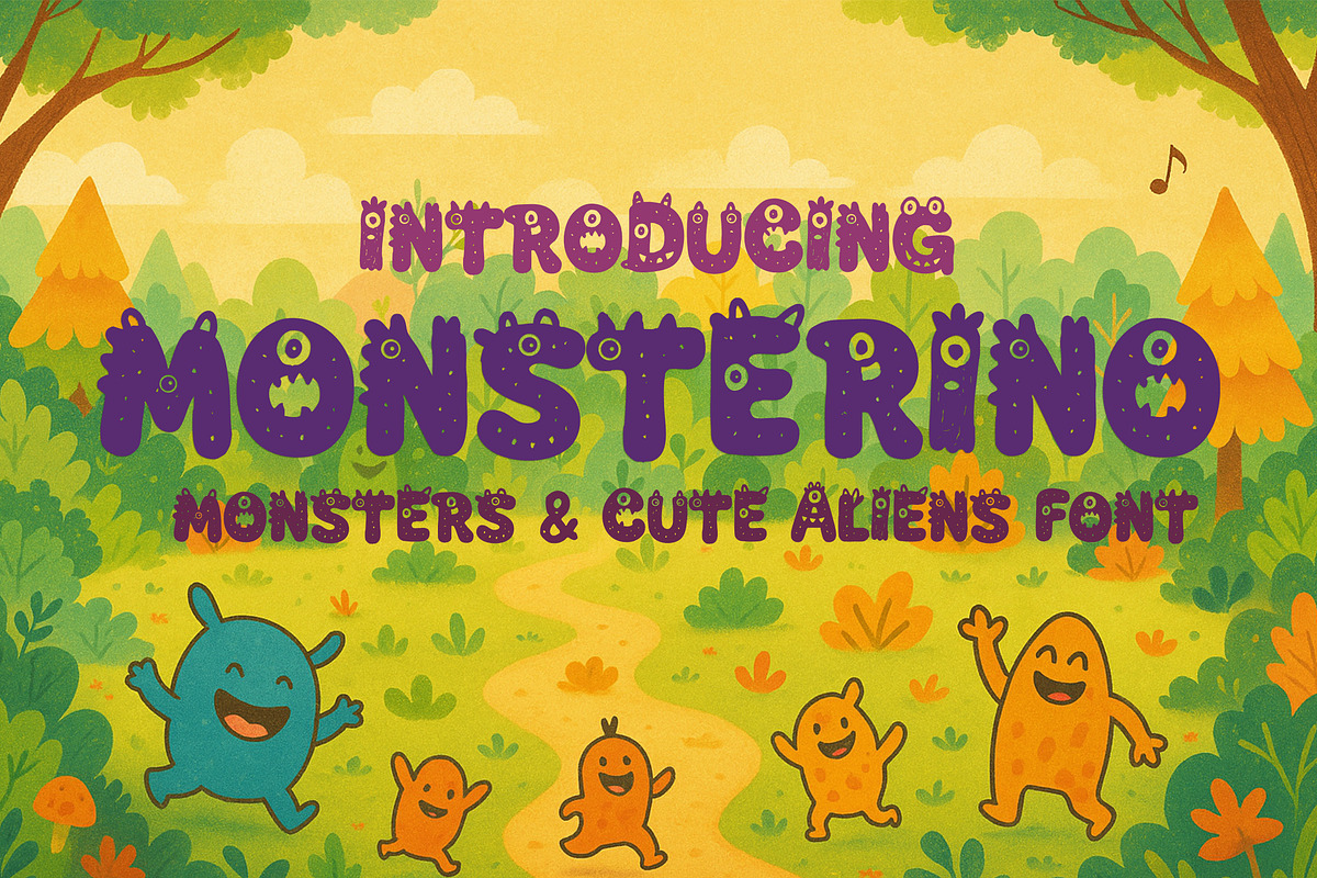 Monsterino Kid Font, a Script Font by Art StoreID (Photo 1 of 9)