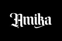 Amika Blackletter Font