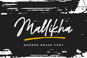Mallikha Brush, a Handwritten Font by Gatype (Thumbnail 1 of 7)