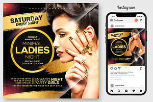 100 Night Club Party Flyers Bundle