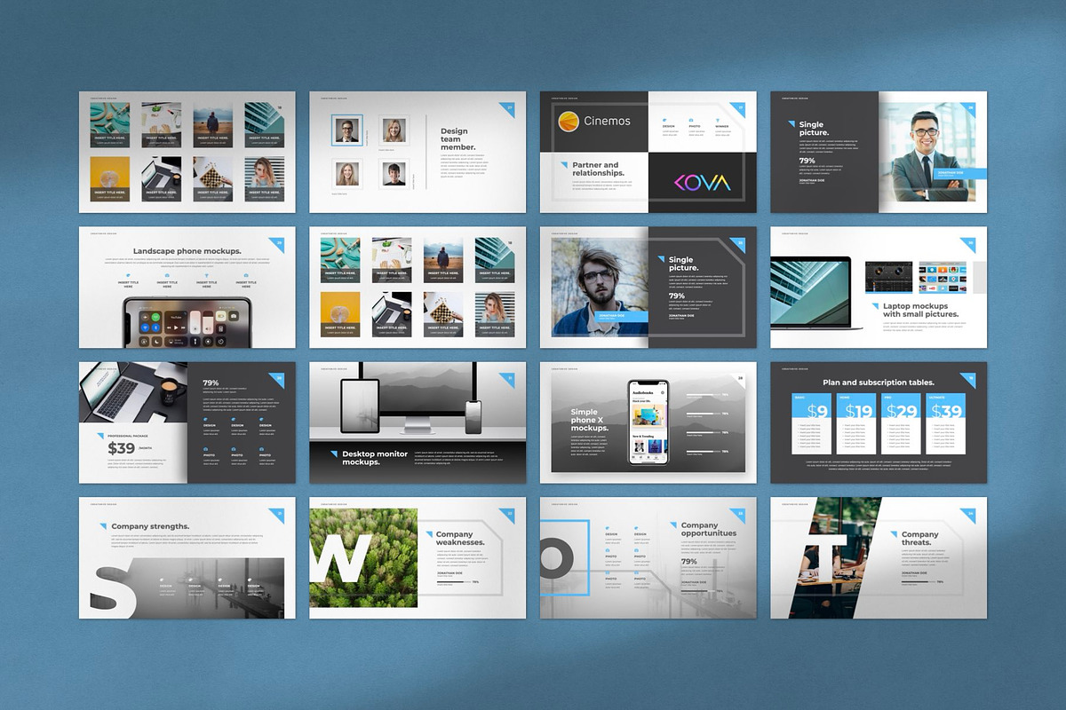Shape PowerPoint Template, a Presentation Template by Creathrive Design (Photo 6 of 8)