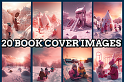 Snow Playground Delight Coloring, an Animal Illustration by maggiesar (Thumbnail 2 of 4)