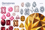 Gemstone Graphics Set, an Object Graphic by Polli Deeva (Thumbnail 3 of 11)