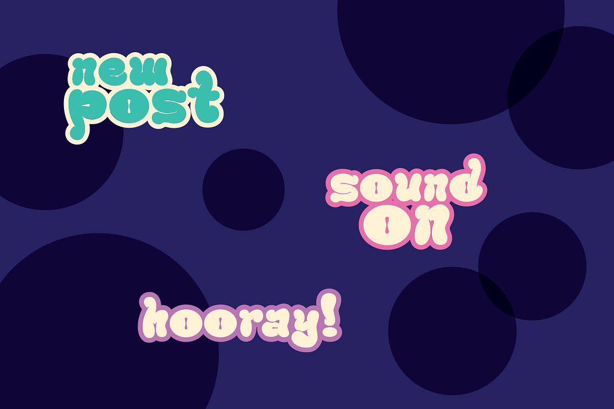 Thickum Thighs - juicy display font, a Serif Font by Font Infusions (Photo 10 of 13)