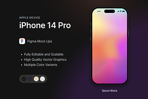 iPhone 14 Pro Figma Mock Up Template