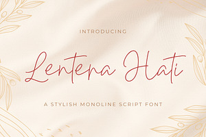 Lentera Hati - Handwritten Font