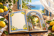 Mediterranean Lemons Journal Kit, an Object Graphic by Traveling Designer (Thumbnail 3 of 6)