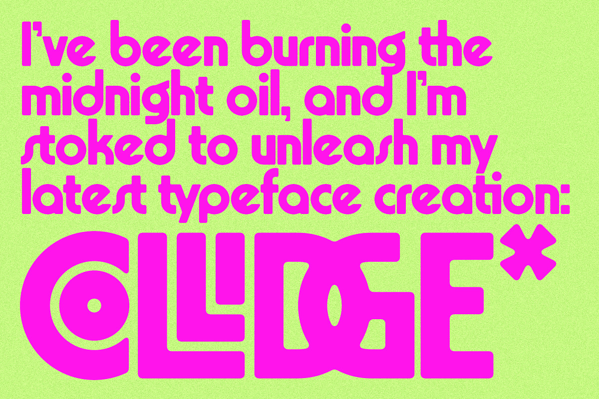 Collidge - Bold Ligature Rich Font, a Sans Serif Font by SilverStag Type Foundry (Photo 11 of 16)