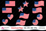 American Flag SVG, an Object Graphic by PolpoDesign (Thumbnail 3 of 5)