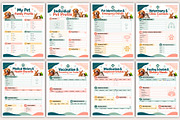 Multi-Pet Household Care Planner, a Stationery Template by Designmela01 (Thumbnail 2 of 4)