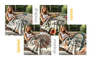 Woven Blanket Mockup, an Apparel Mockup by Mockups Studio (Thumbnail 3 of 9)