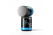 Plastic Jar with Screw Cap Mockup, a Packaging Mockup by artBit Design Studio (Thumbnail 5 of 10)
