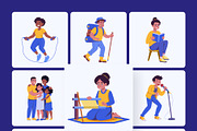 People Character Illustration Set, a Person Illustration by Brickclay (Thumbnail 10 of 10)