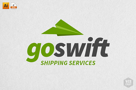 Go Swift Shipping Logo Template