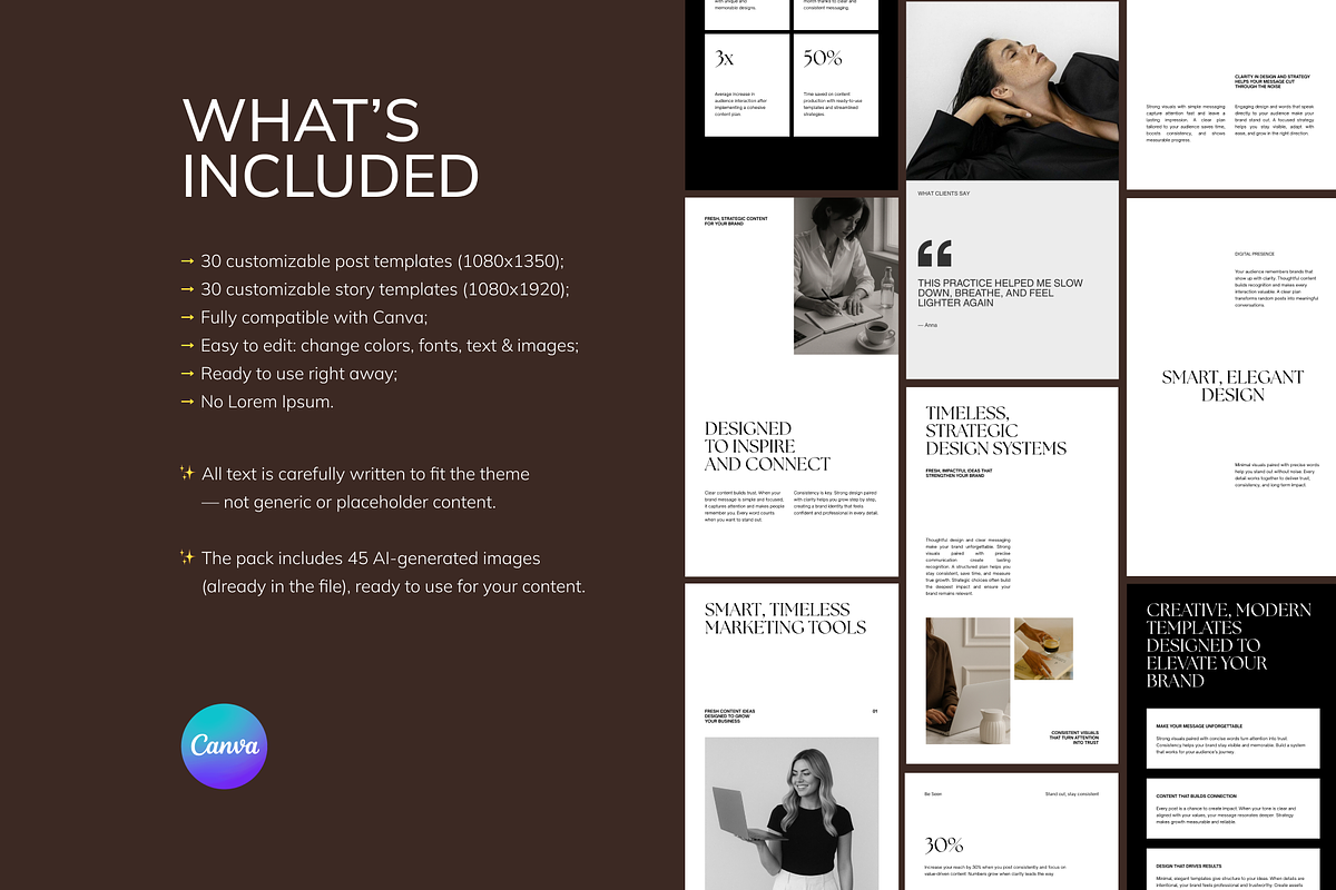 60 Luxury Social Media Templates, a Social Media Template by AnaGrids (Photo 3 of 11)