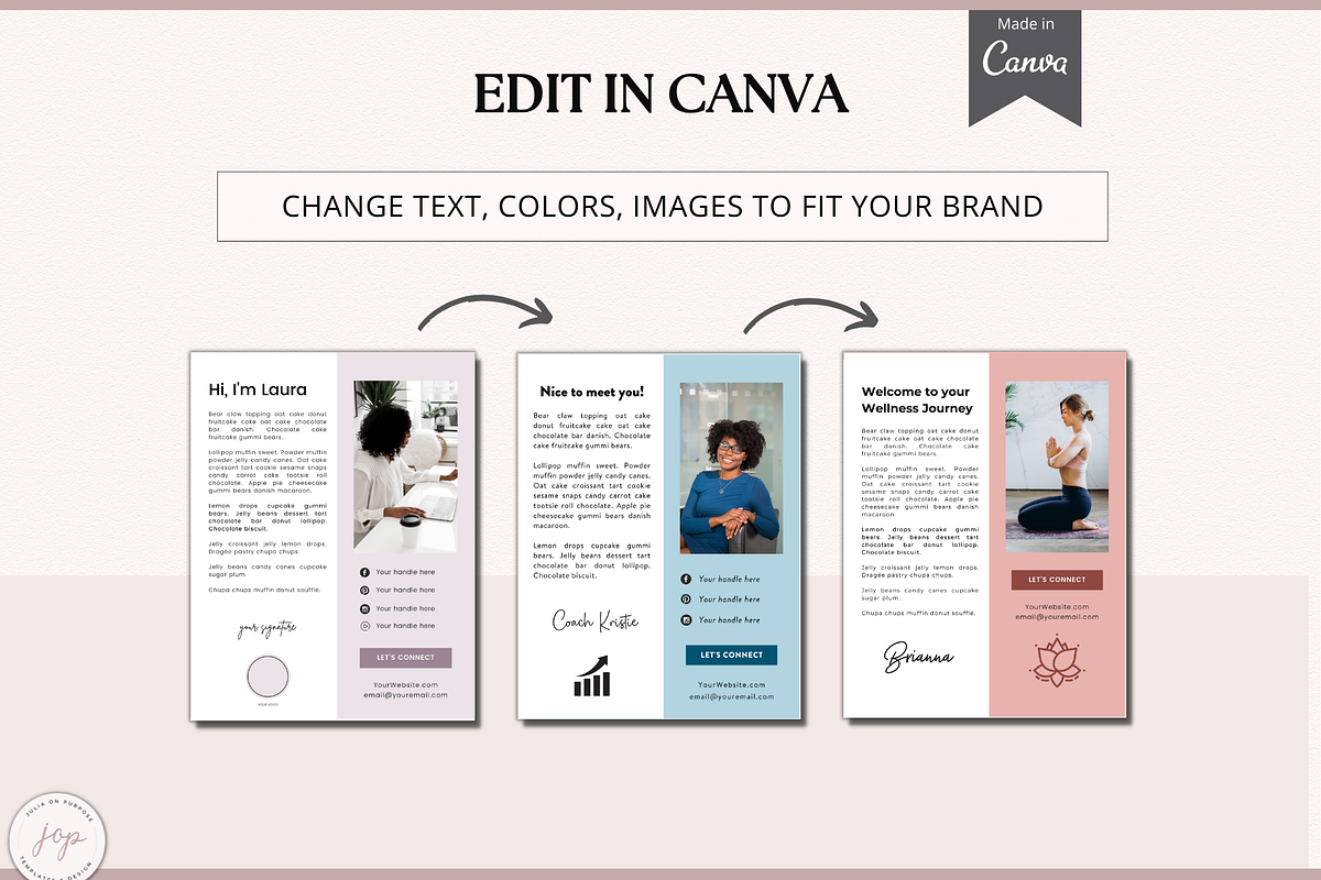 Coaching Business Template Bundle, a Templates & Theme by Julia On Purpose (Photo 7 of 8)