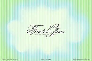Pastel Fractal Glass Gradients Pack