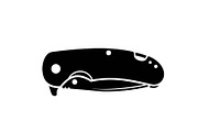 Folding Pocket Knife Silhouette, a Graphic by hafijul (Thumbnail 8 of 12)