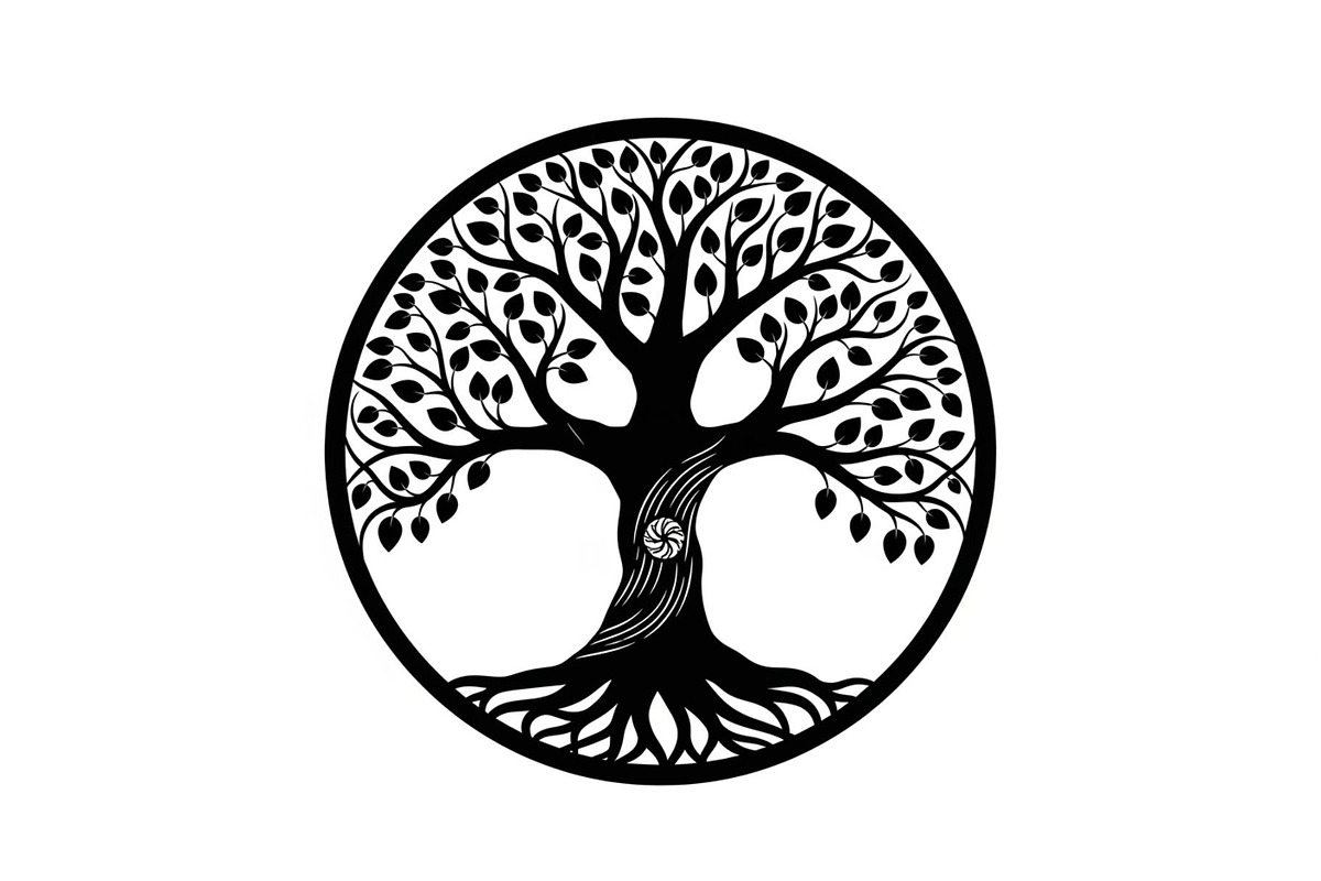 Sacred Tree of Life Vector Bundle, an Illustration by Designs_River (Photo 20 of 51)