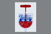 Wine Bar design vector poster set., a Food Illustration by PoPaShop (Thumbnail 4 of 7)