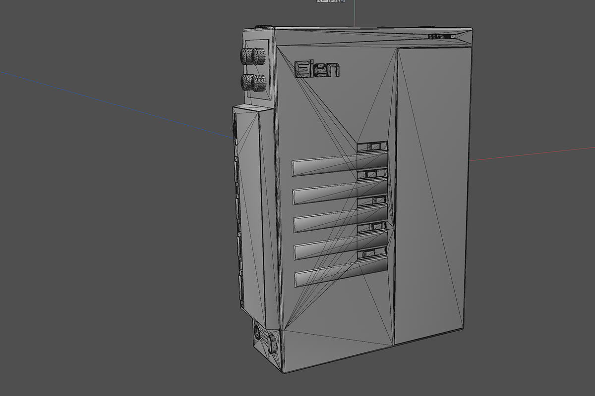 Retro cassette recorder, an Object 3D Model by Snji | 3D Models (Photo 9 of 13)