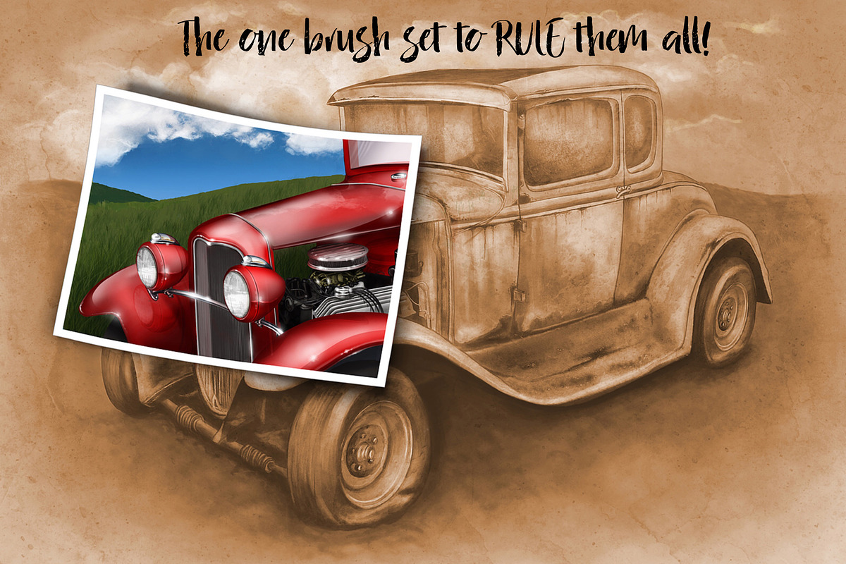 Master Illustration Brushes, a Brush Add-On by potterDesigns (Photo 5 of 6)