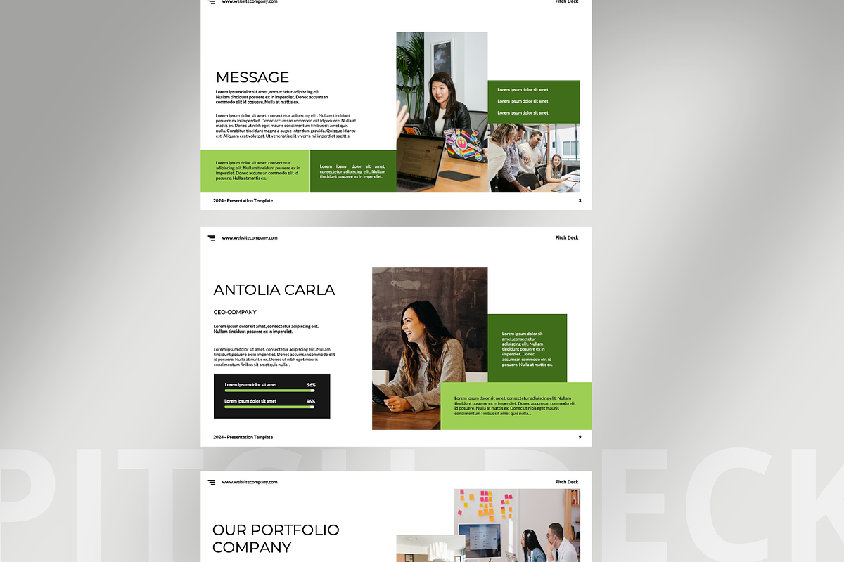 Pitch Deck Presentation Template preview 2