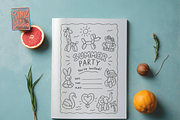 Balloon Animals Hand-Drawn SVG, an Animal Illustration by RimzStudio (Thumbnail 6 of 8)