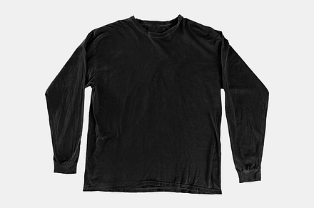 CC 6014 Long Sleeve T-Shirt Mockup