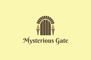 Mysterious Gate Logo, a Branding & Logo Template by ashenterprise