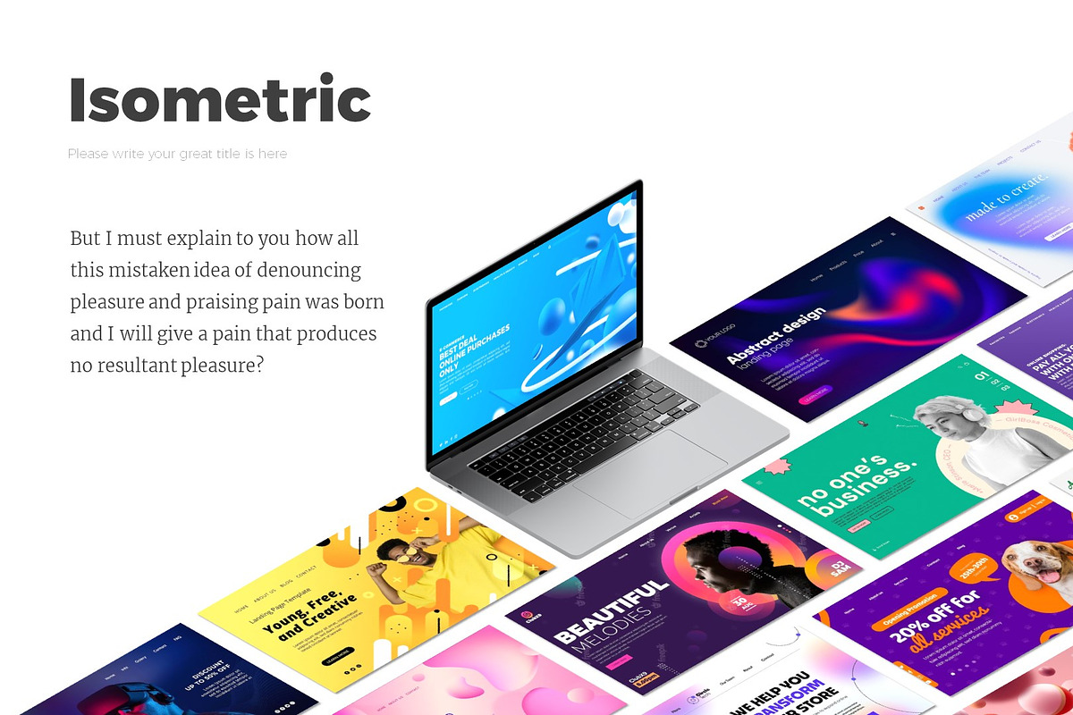 Isometric Slides Design PowerPoint, a Presentation Template by Presentation Templates (Photo 9 of 23)