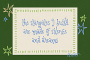 Dreaming Ocean | Curly Whimsy Font, a Handwritten Font by type peace (Thumbnail 5 of 15)