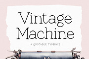 Vintage Machine - Typewritter Font, a Handwritten Font by Balpirick Studio (Thumbnail 1 of 6)